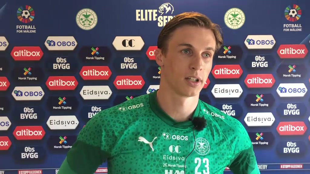 Fredrik Sjølstad før Molde-kampen